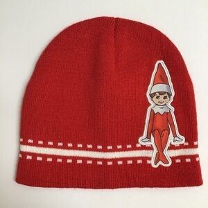 The Elf on the Shelf Knit Beanie Red Hat Snow Ski Cap Christmas Tradition 2019